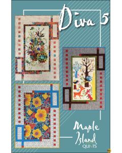 Pattern: Diva 5 Quilt Pattern -- Maple Island Quilts MIQ248