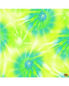 Feeling Groovy: Feeling Groovy Tie Dye Lime -- Michael Miller Fabrics cx9811-lime-d