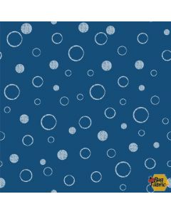 Under the Sea: Sea Bubbles Navy -- Michael Miller Fabrics dc9564-navy-d