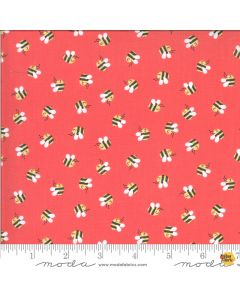 Hello Sunshine: Bees Posie Red -- Moda Fabrics 35352-15