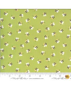 Hello Sunshine: Bees Grass Green -- Moda Fabrics 35352-18 