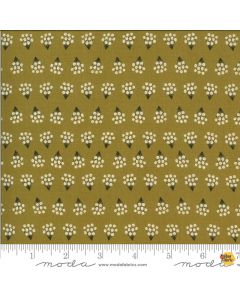 Dwell in Possibility: Tiny Bouquets Umber -- Moda Fabrics 48314-18