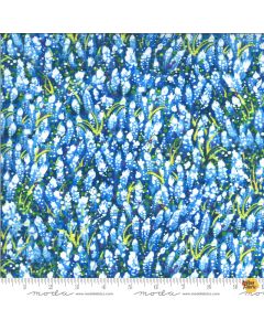 Dreamscapes Digital: Field Of Blue Light Blue -- Moda Fabrics 51243-12d