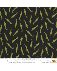 Animal Crackers: Alligator Black -- Moda Fabrics 5802-16