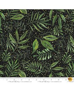 Moody Bloom Digital: Breezy Botanical Black  -- Moda Fabrics 8445-12d 