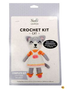 Crochet Kit: Cat - Needle Creations NC-CRCHKT-CAT2 - presale April