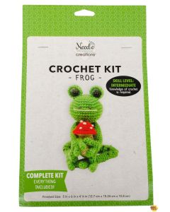 Crochet Kit: Frog - Needle Creations NC-CRCHKT-FROG - presale April