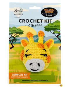 Crochet Kit: Safari Giraffe - Needle Creations NC-CRCHKT-SFGIR - presale April