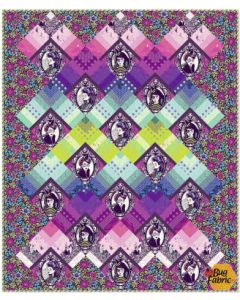 Nightshade Deja Vu Tula Pink: Nightshade Magic Aura Quilt Kit -- Free Spirit Fabrics nightshademagicaura 