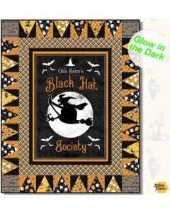Olde Salem's Black Hat Society: Halloween Quilt Kit -- Henry Glass Fabrics oldesalemkit - 1 remaining