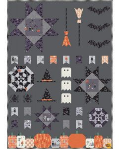 Quilt Pattern: Spooky Sampler Quilt Pattern -- Melissa Mortenson PDC5468 - 1 remaining
