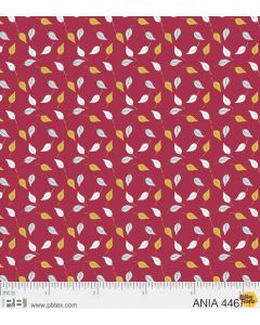 Animal Alphabet: Leaf Red -- P&B Textiles 4467-r