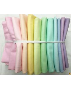 Tula Pink Designer Essential Solids: Unicorn Poop 1 yard Bundle (11 - 1 yard cuts) -- Free Spirit Fabrics Unicorn-1yard