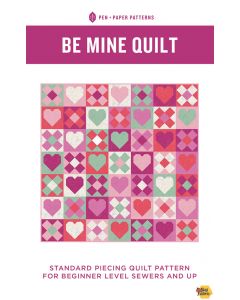 Pattern: Be Mine Heart Quilt Pattern -- Pen + Paper Patterns ppp21