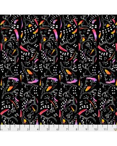 Migration: Monarch Stripe black -- Free Spirit Fabrics pwlt020.black