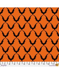 Scaredy Cat: Bat Ric Rac Orange  -- Free Spirit Fabrics pwrh033.orange 