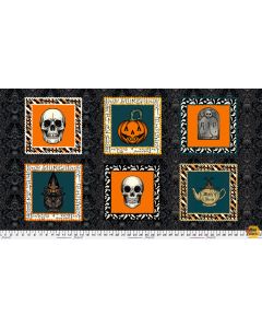 Storybook Halloween: Halloween Panel (2/3 yard) -- FreeSpirit Fabrics pwrh064.panel