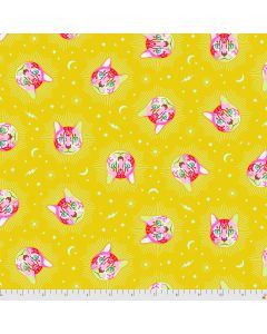 Curiouser & Curiouser by Tula Pink: Alice in Wonderland Cheshire Wonder -- Free Spirit Fabrics -- PWTP164.WONDER - 1 yard 22" remaining