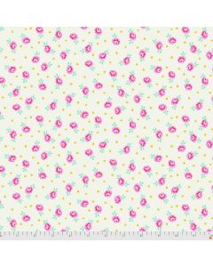 Curiouser & Curiouser by Tula Pink: Alice in Wonderland Baby Buds Sugar -- Free Spirit Fabrics -- PWTP167.SUGAR 