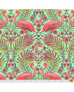 Daydreamer by Tula Pink: Flamingo Pretty in Pink - Mango -- Free Spirit Fabric PWTP169.MANGO 