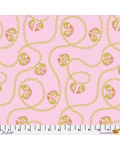 Besties by Tula Pink: Lil Charmer Blossom (with metallic) -- Free Spirit Fabrics pwtp219.blossom