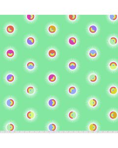 Daydreamer by Tula Pink: Backing Fabric (108" wide back) - Saturdaze - Lagoon -- FreeSpirit Fabric QBTP007.LAGOON  - 1 yard 7" remaining