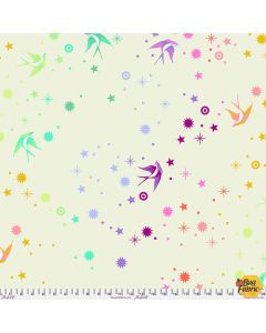 True Colors by Tula Pink: Fairy Dust Cotton Candy (108" wide back) -- Free Spirit Fabrics qbtp011.cottoncandy - 1 yard 29" remaining