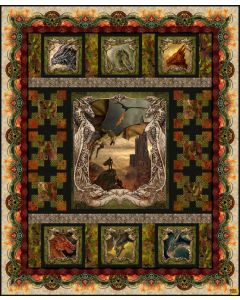 Dragons - The Ancients: Dragon Ancients Quilt Kit -- In The Beginning Fabrics dragonancient 