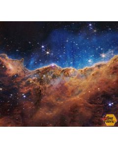 The Hidden Universe: Carina Nebula Fire And Ice Digiprint Fabric (48" panel) -- RJR Fabrics rj6020-FI1D