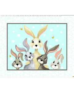 Harold, the Hare: Play Mat Panel (1 yard) -- SusyBee 20376-930