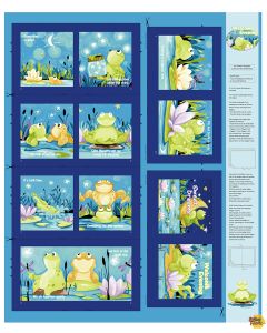 Paul's Pond: Cloth Book Panel (1 yard) -- Susy Bee Fabrics sb20406-950