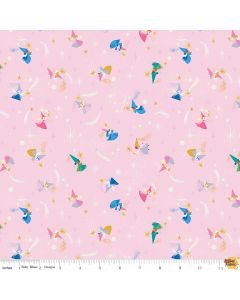 Little Brier Rose: Fairies Pink Sparkle -- Riley Blake Designs SC11073-pink
