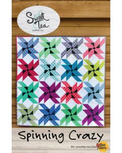 Pattern: Spinning Crazy Quilt Pattern -- Sweet Tea Pattern Co -- stpc-21-123