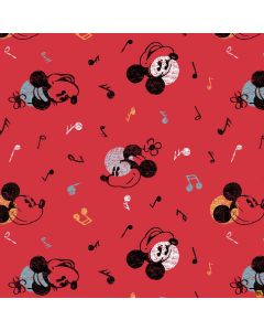 Disney: Mickey Mouse Tossed Red  Music -- Springs Creative 72804-D650715