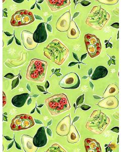 Chef's Table: Avocado Toast -- Dear Stella Fabric Stella-djl1898 multi