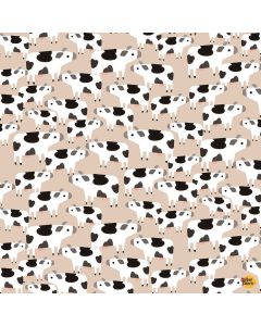 Homestead: Legend-Dairy Cows - Dear Stella Designs stella-dlt2790 tan 