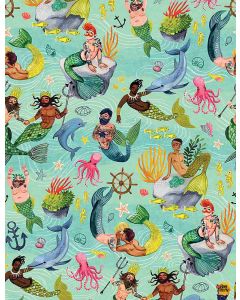 You're A Catch: Queen of the Sea -- Dear Stella Designs stella-dmb2137 multi