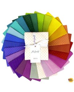 True Colors by Tula Pink: Tiny Coordinates Fat Quarter Bundle (24 FQ's) --  Bug Fabric TinyFQ24 