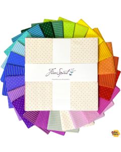 True Colors by Tula Pink: Tiny Coordinates 10" Layer Cake (42 - 10" squares) -- Free Spirit Fabrics FB610TP.TINYCOOR 