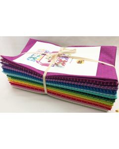 True Colors by Tula Pink: Tiny Coordinates Half Yard Bundle (24 - half yard cuts) -- Free Spirit Fabrics TinyHalf  