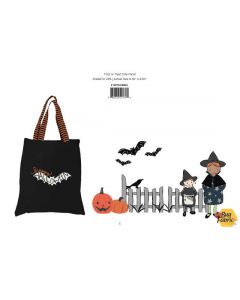 Spooky Hollow Trick or Treat Tote Panel (1 yard) - Riley Blake Designs p10578-panel