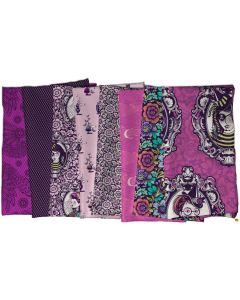 Nightshade Deja Vu Tula Pink: Full Collection Half (7 - half Yard Cuts + 2/3 yard) -- Free Spirit Fabrics nightshadehalf 