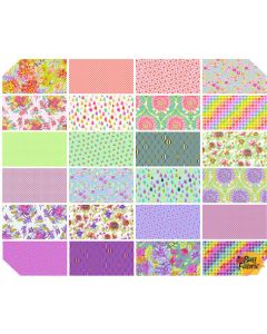 Untamed by Tula Pink: Design Roll (40 pieces with neon) -- FreeSpirit Fabrics fb4drtp.untamed - presale October