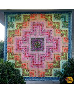 Everglow by Tula Pink: Stained Glass Quilt Kit -- Free Spirit Fabrics Everglasskit