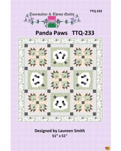 Pattern: Panda Paws Quilt Pattern -- Tourmaline  & Thyme Quilts TTQ-233