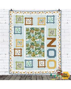 Ticket to the Zoo: Quilt Kit -- Clothworks ticketzooquilt