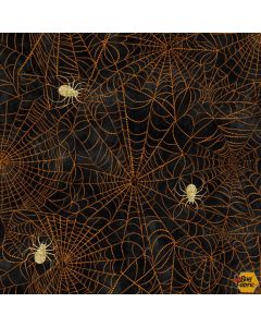 Boo! Spiders and Web Halloween -- Hoffman Fabrics 4983-604 halloween