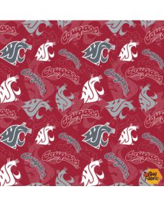 NCAA: Washington State University WSU Tonal Logos - Sykel WAST-1178
