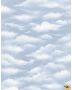 A New Adventure: Sky Light Blue -- Wilmington Prints 10143-440