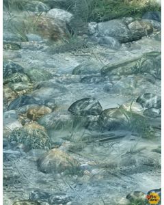 First Catch:  Underwater Green -- Wilmington Prints 10148-475 